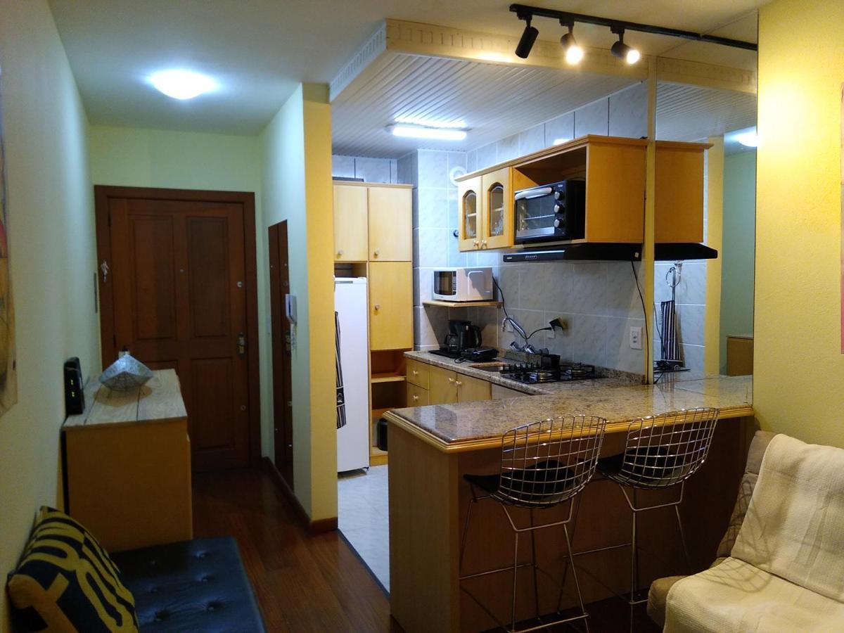 Appartement Kitnet Plaza Serrana à Canela Extérieur photo